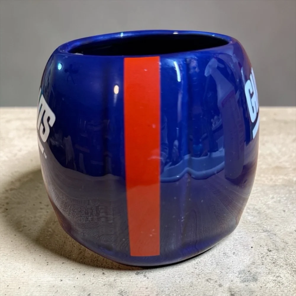 NFL New York GIANTS  -FOOTBALL HELMET SHAPE MUG-CERAMIC TAKE A LOOK NOW LAST ONE